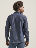 Lee hombres 101 camisa occidental índigo seco ropa Z6H6F921 - Image 2