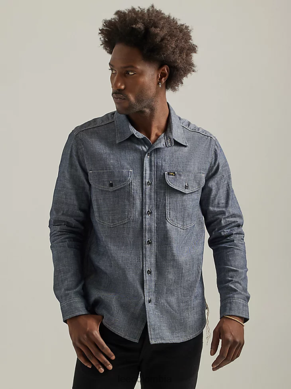 lee_hombres_101_sobrecamisa_vaquera_anos_70_seco_ropa_z6h6f914.png Lee hombres 101 sobrecamisa vaquera años 70 seco ropa Z6H6F914 - Image 1