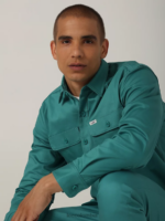 Lee hombres camisa con botones y dos bolsillos Heritage Chetopa Mónaco ropa Z6H6F951 - Image 3