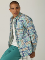 Lee hombres camisa Heritage con botones y dos bolsillos impresión de chetopa ropa Z6H6F950 - Image 3