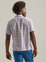 Lee hombres camisa resort floral de ajuste relajado gris brumoso ropa Z6H6F899 - Image 2