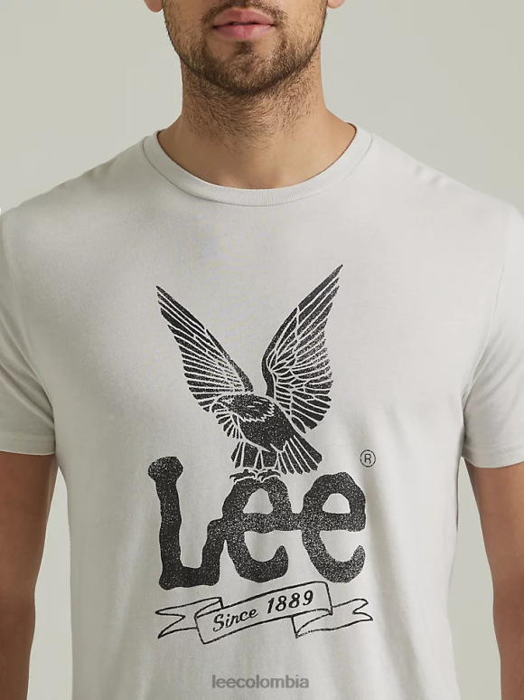 Lee hombres camiseta con gráfico águila 1889 roca lunar ropa Z6H6F891 - Image 3