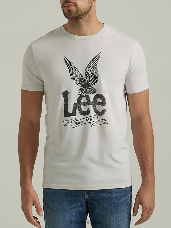 Lee hombres camiseta con gráfico águila 1889 roca lunar ropa Z6H6F891 - Image 1
