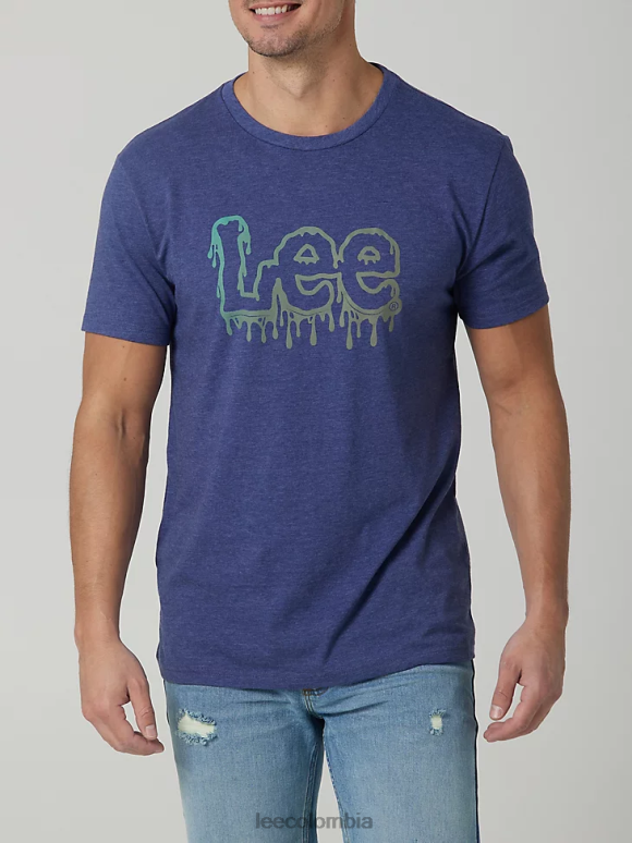 lee_hombres_camiseta_con_logo_derretido_jaspeado_de_mezclilla_ropa_z6h6f865.png Lee hombres camiseta con logo derretido jaspeado de mezclilla ropa Z6H6F865 - Image 1