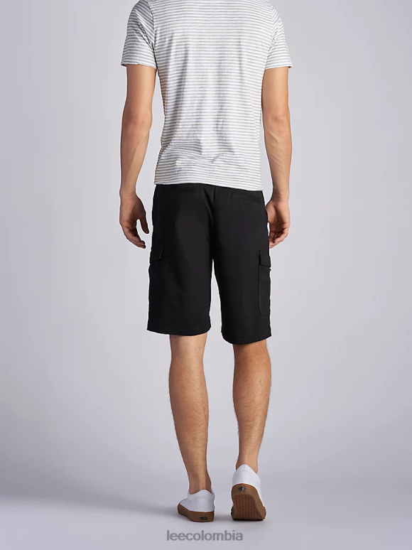 Lee hombres cargo de movimiento extremo corto (grande y alto) negro ropa Z6H6F1060 - Image 2