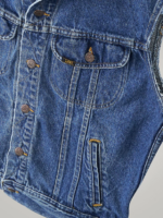 Lee hombres chaleco de jinete vintage rv11 (talla m) Denim oscuro ropa Z6H6F1137 - Image 2