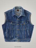 Lee hombres chaleco de jinete vintage rv20 (talla m) Denim oscuro ropa Z6H6F1129