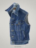 Lee hombres chaleco de jinete vintage rv20 (talla m) Denim oscuro ropa Z6H6F1129 - Image 3