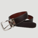 Lee hombres cinturón de cuero con costuras reversibles coñac marrón accesorio Z6H6F1159