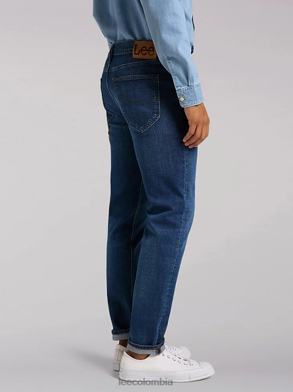 Lee hombres colección europea de vaqueros austin regulares cónicos bluegrass medio ropa Z6H6F700 - Image 3