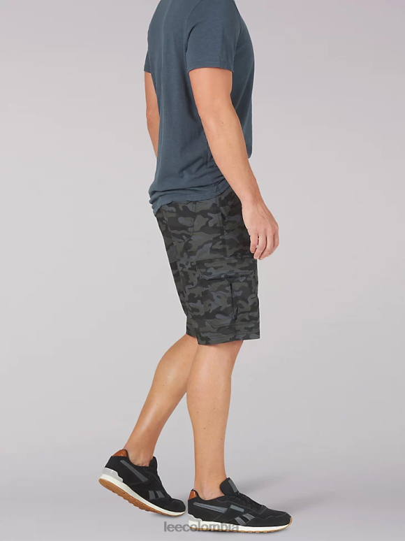 Lee hombres encrucijada de movimiento extremo corto camuflaje negro ropa Z6H6F1014 - Image 3