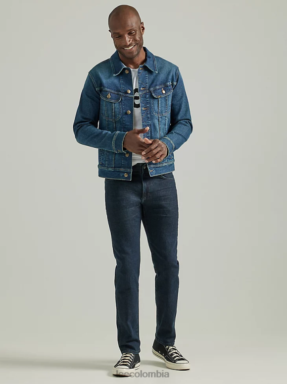Lee hombres jeans ajustados con pernera recta Extreme Motion lucioperca ropa Z6H6F555 - Image 2