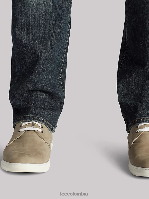 Lee hombres jeans con pernera tapered y corte recto Extreme Motion disidente ropa Z6H6F526 - Image 4