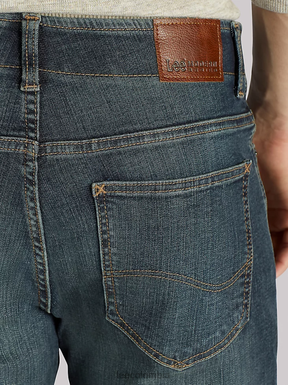 Lee hombres jeans con pernera tapered y corte recto Extreme Motion disidente ropa Z6H6F526 - Image 5