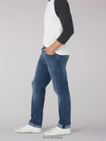 Lee hombres jeans deportivos con pernera cónica Extreme Motion limpiar ropa Z6H6F685 - Image 3
