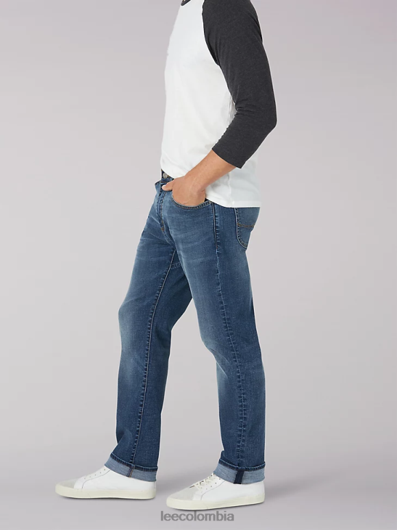 Lee hombres jeans deportivos con pernera cónica Extreme Motion limpiar ropa Z6H6F685 - Image 3