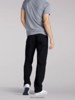 Lee hombres jeans holgados con pernera recta doble negro ropa Z6H6F569 - Image 2