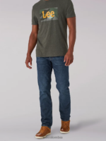 Lee hombres jeans legendarios cónicos regulares Mar Egeo ropa Z6H6F676