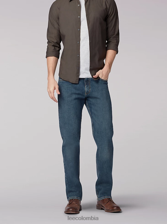 lee_hombres_jeans_rectos_de_corte_regular_jefe_ropa_z6h6f545.png Lee hombres jeans rectos de corte regular jefe ropa Z6H6F545 - Image 1