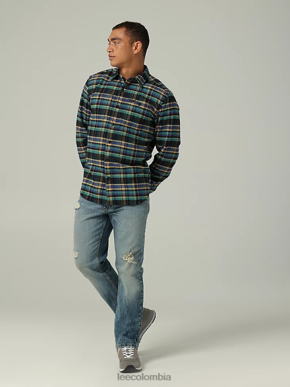 Lee hombres jeans rectos regulares Heritage Alexi ropa Z6H6F622 - Image 5