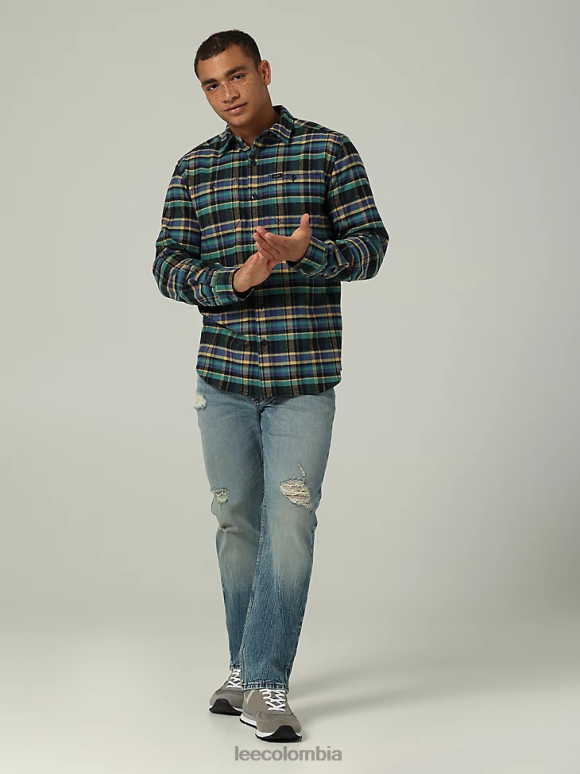 Lee hombres jeans rectos regulares Heritage Alexi ropa Z6H6F622 - Image 1