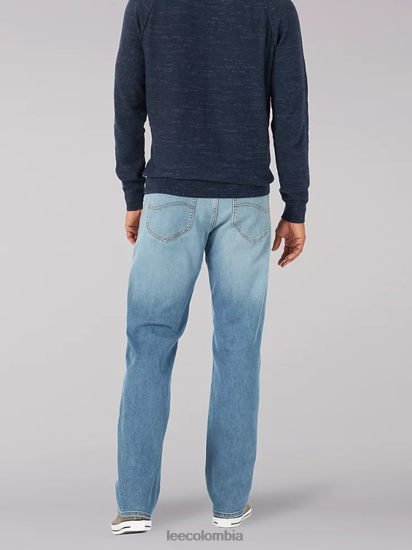 Lee hombres jeans rectos regulares mvp de movimiento extremo knox ropa Z6H6F535 - Image 2