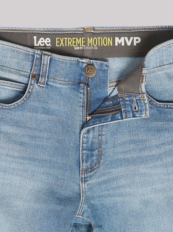 Lee hombres jeans rectos regulares mvp de movimiento extremo knox ropa Z6H6F535 - Image 6