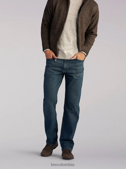 Lee hombres jeans rectos regulares selectos premium serpiente ropa Z6H6F625