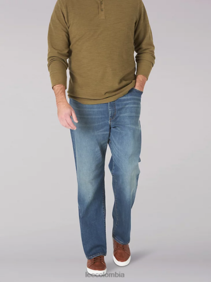 Lee hombres jeans rectos relajados mvp de movimiento extremo (grandes y altos) Nelson ropa Z6H6F591