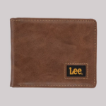 Lee hombres juego de 2 piezas de billetera plegable delgada marrón accesorio Z6H6F1164