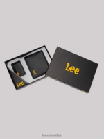 Lee hombres juego de 2 piezas de cartera plegable Pebble negro accesorio Z6H6F1161 - Image 2