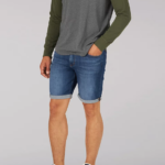 Lee hombres legendario pantalón corto de 5 bolsillos de ajuste regular estragos ropa Z6H6F1075