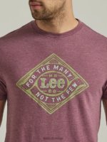 Lee hombres no las pocas camisetas gráficas arándano ropa Z6H6F867 - Image 3