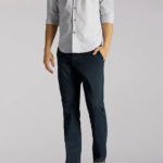 Lee hombres pantalón caqui de corte slim Extreme Motion Armada ropa Z6H6F761