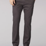 Lee hombres pantalón caqui de corte slim Extreme Motion gris oscuro ropa Z6H6F764