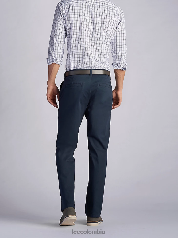 Lee hombres pantalón caqui de movimiento extremo (grande y alto) Armada ropa Z6H6F771 - Image 2