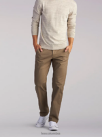 Lee hombres pantalón caqui de movimiento extremo (grande y alto) especia de madera ropa Z6H6F770