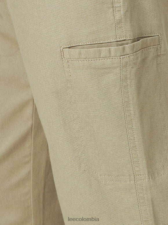 Lee hombres pantalón cargo de ajuste relajado de movimiento extremo caqui británico ropa Z6H6F829 - Image 5