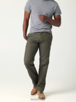 Lee hombres pantalón cargo de lona con bolsillo ribeteado mvp de movimiento extremo pino ropa Z6H6F802