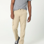 Lee hombres Pantalón cargo sintético Extreme Motion de corte recto caqui kansas ropa Z6H6F826