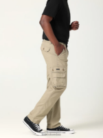 Lee hombres Pantalón cargo Wyoming de ajuste relajado y antidesgarros. caqui kansas ropa Z6H6F805 - Image 3