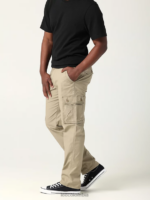 Lee hombres Pantalón cargo Wyoming de ajuste relajado y antidesgarros. caqui kansas ropa Z6H6F805 - Image 4