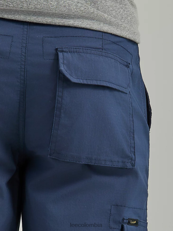Lee hombres pantalón corto cargo cameron de movimiento extremo y ajuste relajado Armada ropa Z6H6F979 - Image 6