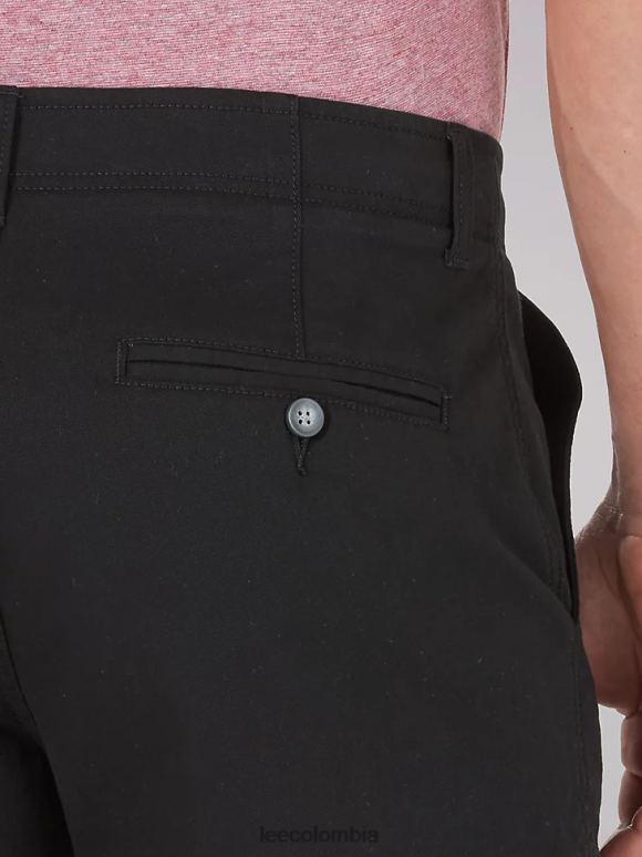 Lee hombres Pantalón corto cargo con ribete de movimiento extremo (grande y alto) negro ropa Z6H6F1056 - Image 4
