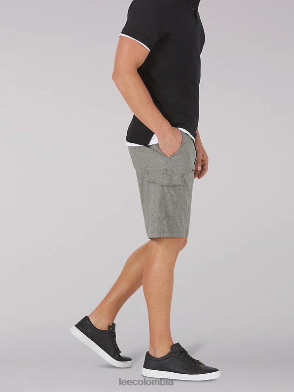 Lee hombres pantalón corto cargo con tecnología de movimiento extremo brezo gris claro ropa Z6H6F1035 - Image 3