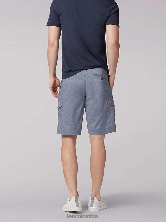 Lee hombres pantalón corto cargo con tecnología de movimiento extremo jaspeado oscuro ropa Z6H6F1034 - Image 2