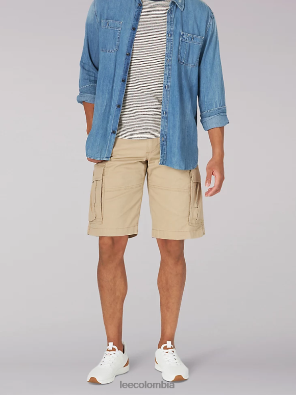 Lee hombres pantalón corto carolina cargo de movimiento extremo fuerte ropa Z6H6F983 - Image 2