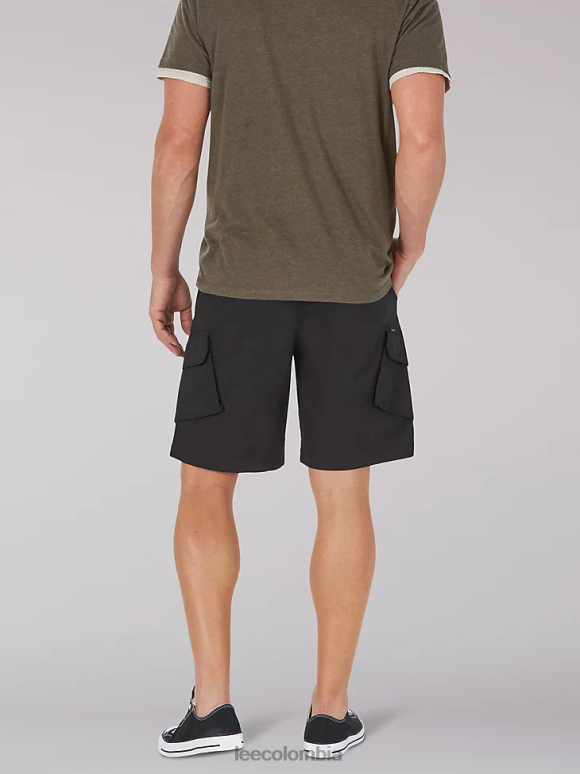 Lee hombres pantalón corto tipo cargo brooklyn unión-todo negro ropa Z6H6F997 - Image 2
