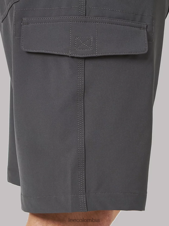 Lee hombres pantalón corto tipo cargo triflex gris oscuro ropa Z6H6F1039 - Image 6