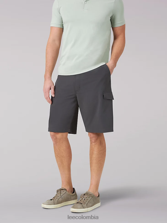 Lee hombres pantalón corto tipo cargo triflex gris oscuro ropa Z6H6F1039 - Image 1